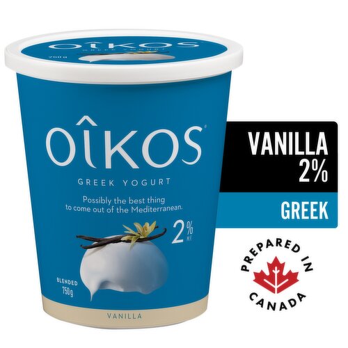 Oikos 2% Greek Vanilla Yogurt 850g