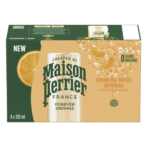 Perrier Forever Orange (8 pack)