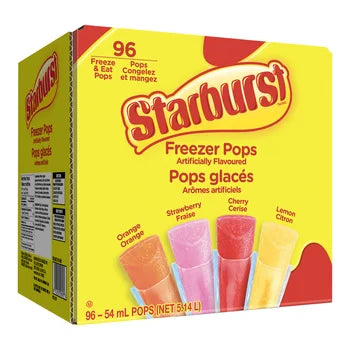 Starburst Freezer Pops 96pc