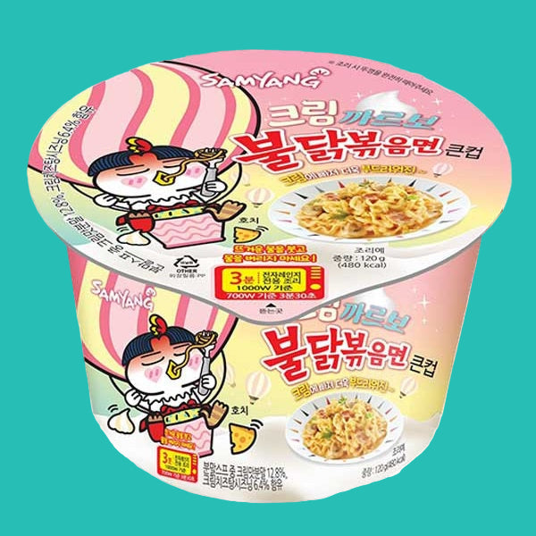 Samyang Buldak Carbonara Noodle Bowls
