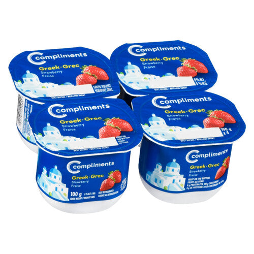 0% Strawberry Greek Yogurt 4 pack