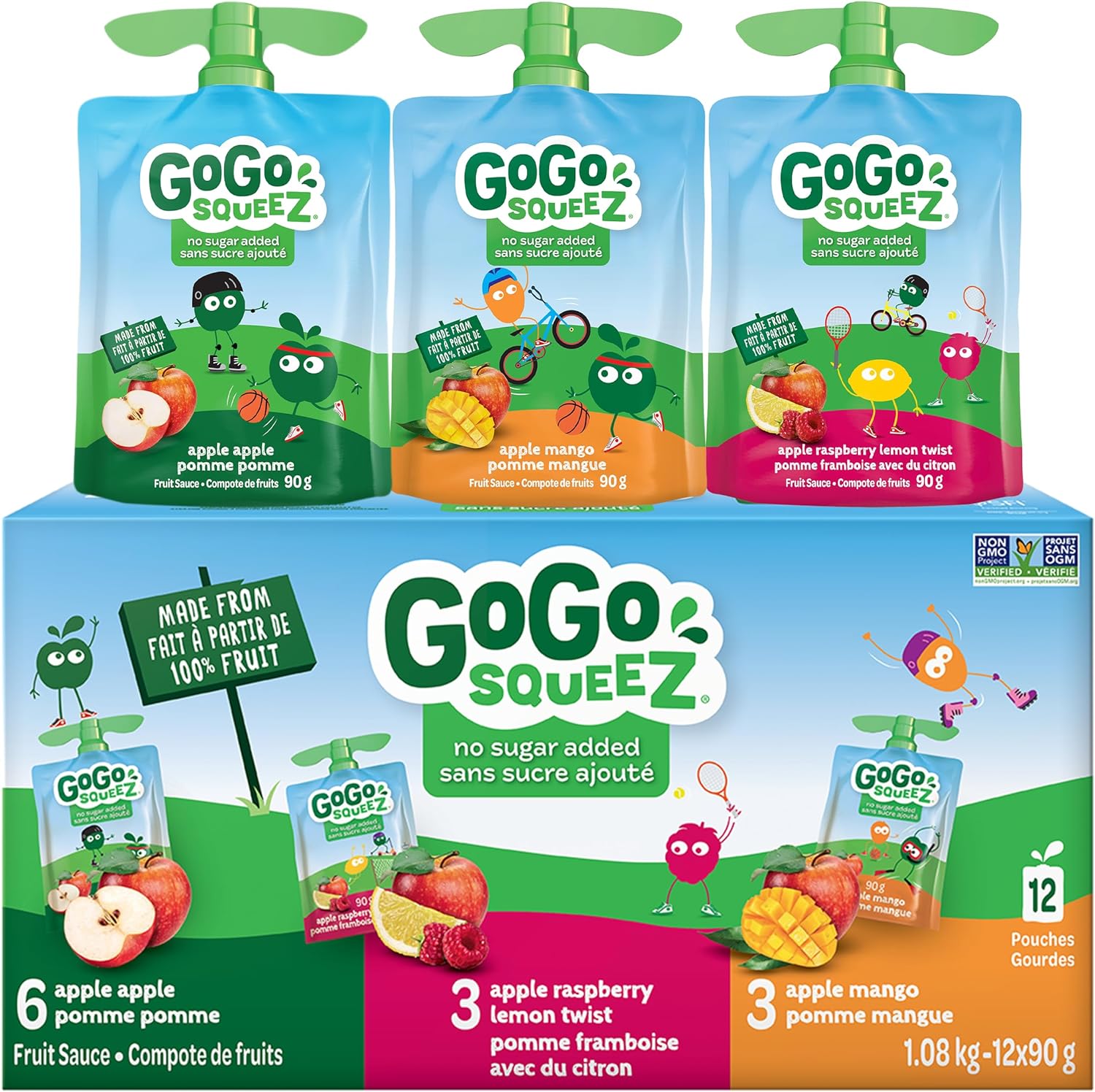 GoGo Squeeze 12 pack