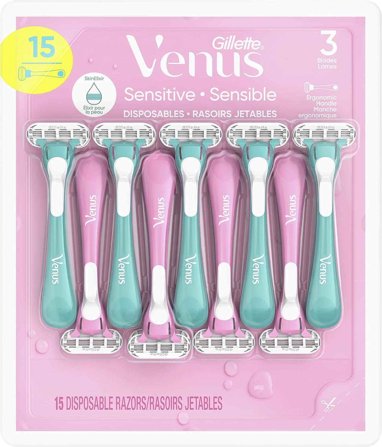 Gillette Venus Sensitive Razors 15 pack