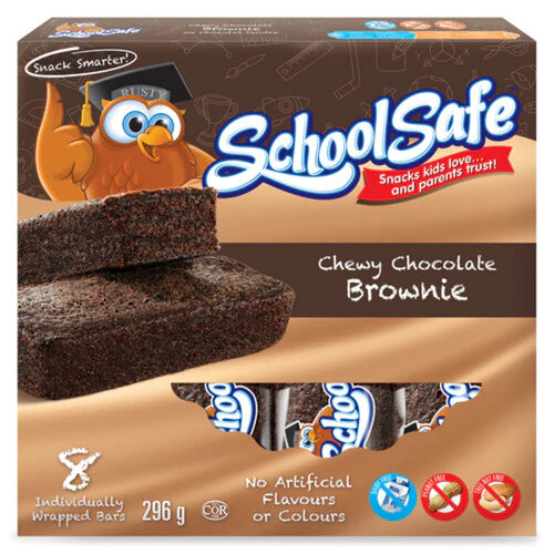 School Safe Brownie Muffin Bars 8 pack