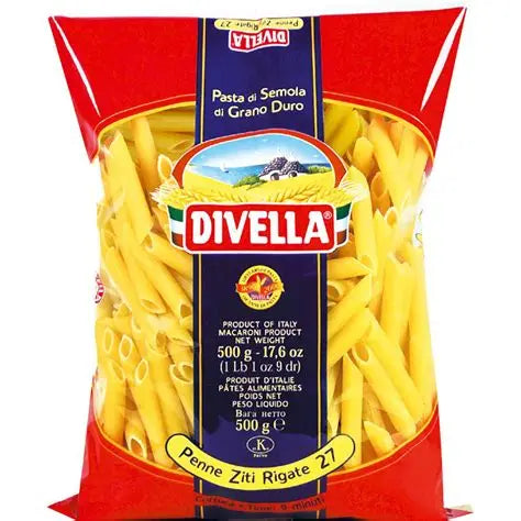 Divella Penne Ziti Rigate Pasta 500g