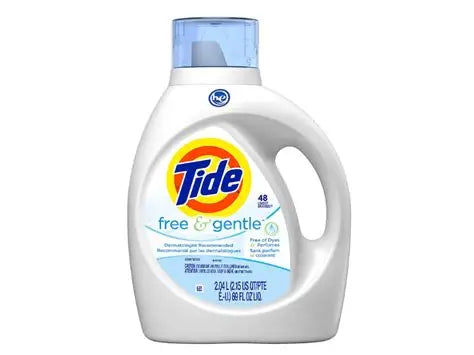 Tide Free & Gentle Liquid Laundry Detergent 48Load