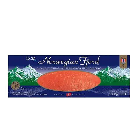 Norwegian Fjord Frozen Smoked Salmon 550g