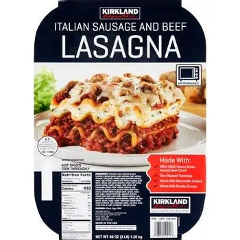 Kirkland Signature Sausage & Beef Lasagna 2x1.5kg