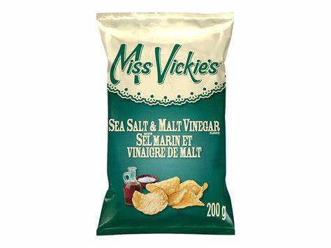 Miss Vickies Sea Salt & Malt Vinegar 200g