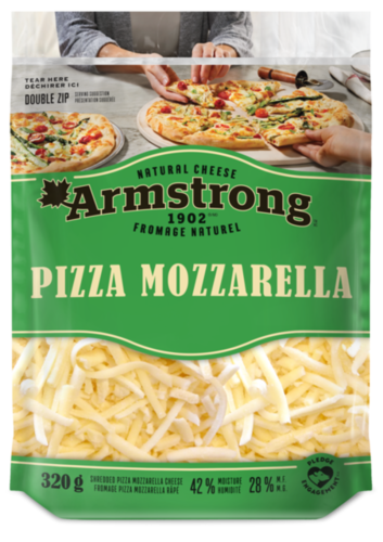 Armstrong Pizza Mozzarella Shredded Cheese 320g