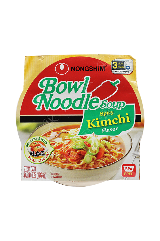 Nongshim Spicy Kimchi Noodle Bowl