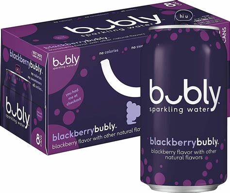 bubly™ Sparkling Water blackberrybubly™ 355ml Cans, 12 Pack