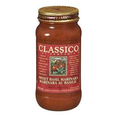 Classico Di Campania Marinara Tomato Basil Pasta Sauce 600ml