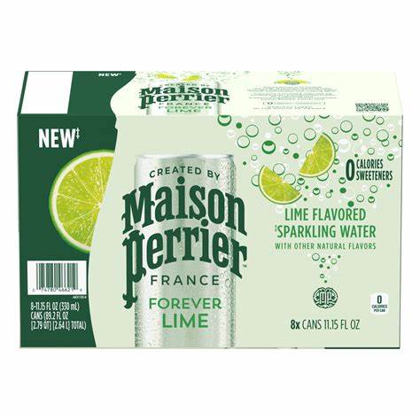 Perrier Lime 8 pack 330ml