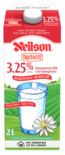 Neilson 3.25% Homogenized Microfiltered Milk 2L