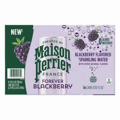 Perrier Blackberry 8 pack 330ml