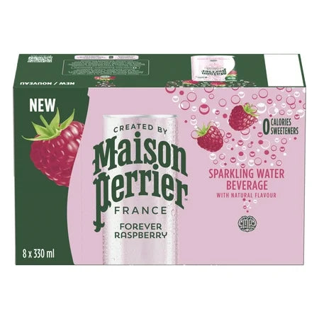 Perrier Raspberry 8 pack 330ml