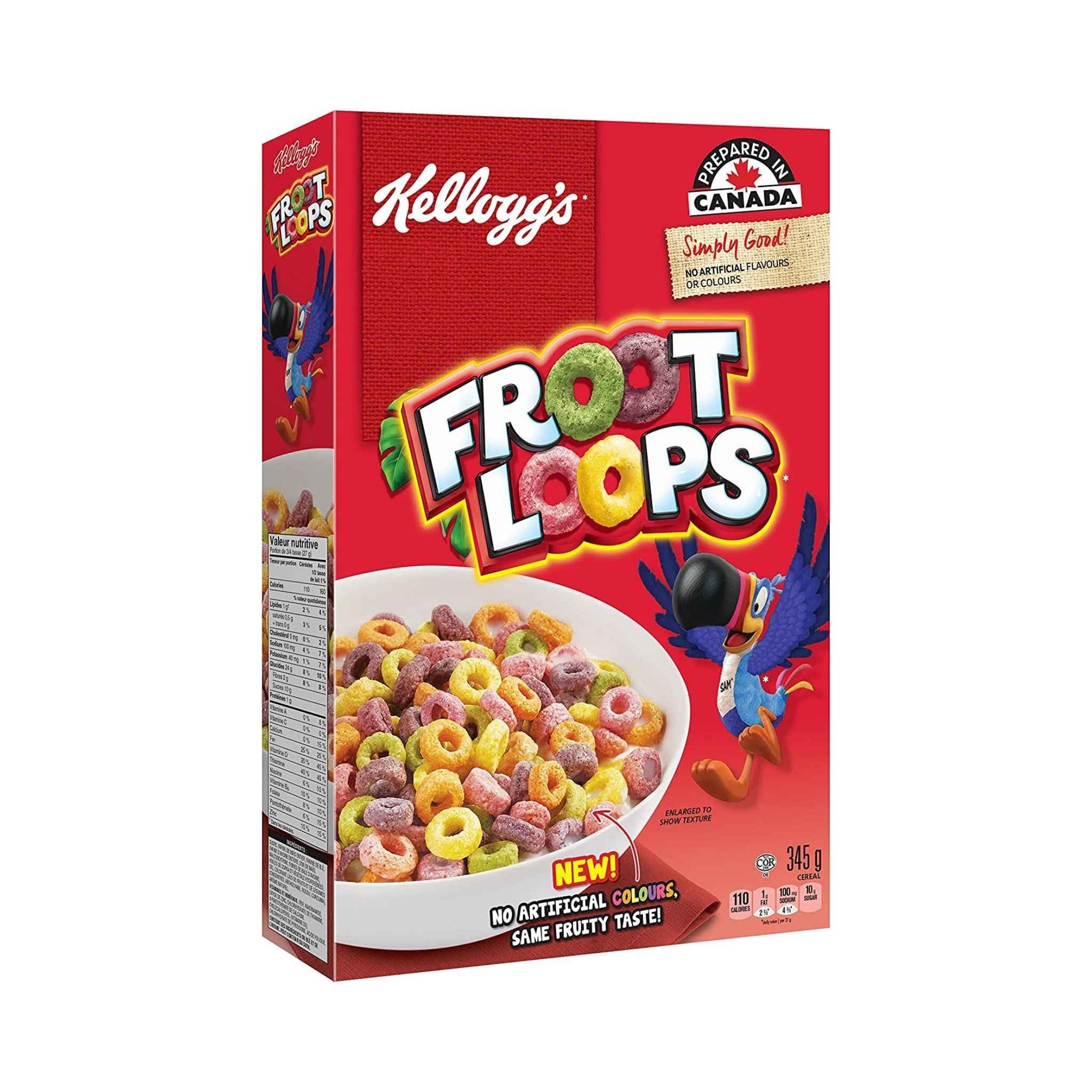 Kellogg's Froot Loops* Cereal 345g