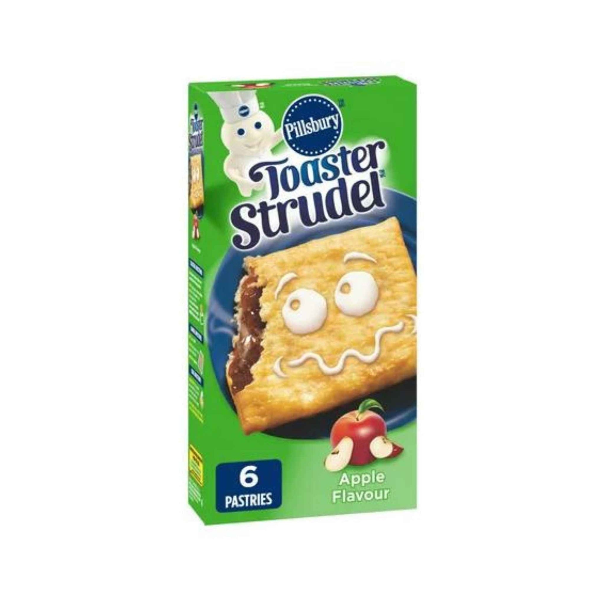 Pillsbury™ Toaster Strudel Apple, 6 Pastries, 326g